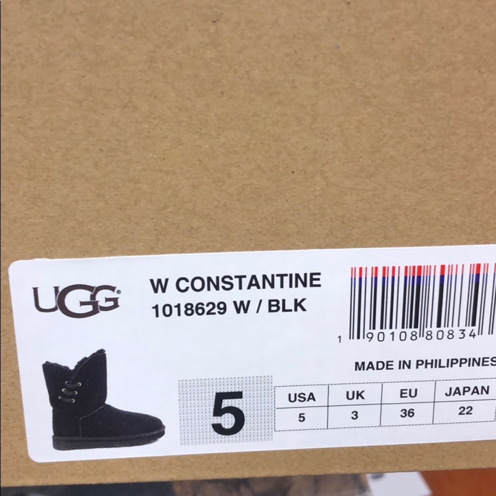 🔥UGG Constantine Boot Black NWT - Picture 9 of 9